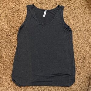 Zenana Outfitters Charcoal Scoop Neck Tank Top